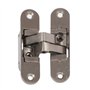 1 Charnière Invisible "KLOSE besser" - 3D Aluminium. Couleur Inox Satiné. - Gauche