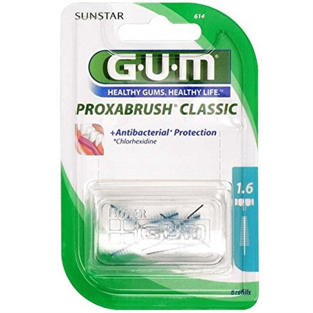 GUM proxab Rush Classic Lot de 8 sapin 1