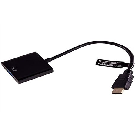 Gembird a-hdmi-vga-03 VGA HDMI Noir adaptateur de câble pour câble (VGA