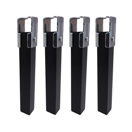 Pieds de lit Micel Acier 4 Pièces (4 x 3 x 25