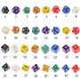 MagiDeal 10pcs 16mm Dés Multi-Faces Dices Six Faces D6 D & D RPG Jeu Jouet Cadeau (Divers) - Violet