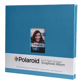 Polaroid PL2X3SBBL Tissu Bleu album photo et protège page Polaroid PL2X3SBBL Tissu Bleu album photo et protège page