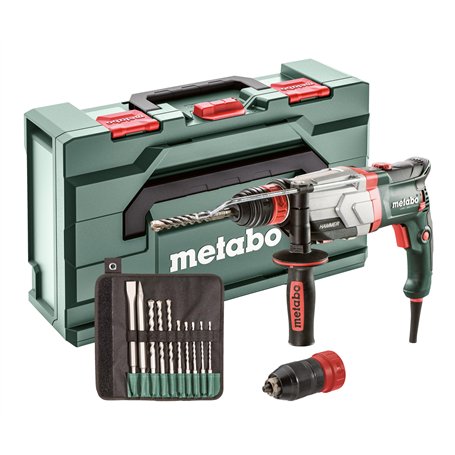 Metabo marteau multifonction UHEV 2860-2 Quick Set – 600713510 – Marteau multifonction pour le perçage à percussion