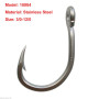 Hameçon Inox Fish Hooks Circle Hook 30pcs 10884 (4/0-30PCS)