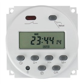 Baomain CN101A 24 V DC/AC Numérique LCD Alimentation Programmable Minuterie Minuterie Interrupteur Relais 16A Baomain CN101A 24 V DC/AC Numérique LCD Alimentation Programmable Minuterie Minuterie Interrupteur Relais 16A