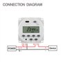 Baomain CN101A 24 V DC/AC Numérique LCD Alimentation Programmable Minuterie Minuterie Interrupteur Relais 16A