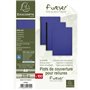 Exacompta - Réf. 2790C - Paquet de 100 plats en carte rigide recyclée grain cuir 270g/m2 pour couvertures Forever - format à cla