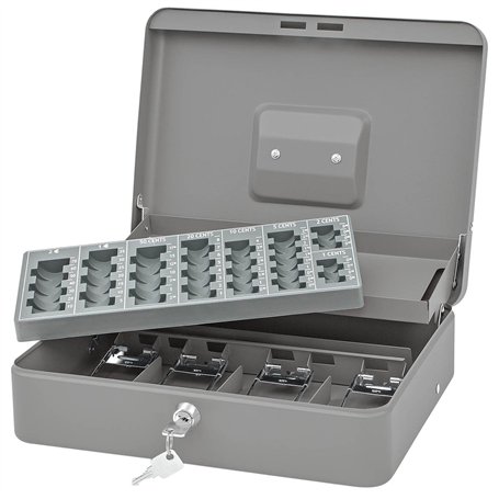 Wedo Standard Plus Coffret-caisse à monnaie avec monnayeur Gris