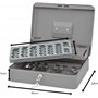 Wedo Standard Plus Coffret-caisse à monnaie avec monnayeur Gris