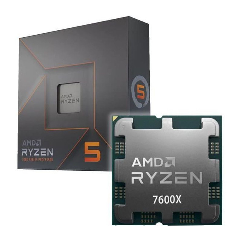 Processeur AMD Ryzen 5 7600X 64 bits 32 Bit AMD AM5