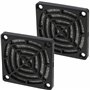 AERZETIX – C15115-2x Grilles de protection de ventilateur avec filtre poussière - 60x60mm - 45ppi - couleur Noir - ventilation o