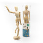 Mont Marte Mannequin Homme 30 cm – Modèle de Dessin – Figurine Idéal – Marionnette en Bois – pour Les Débutants, Les Professionn