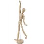 Mont Marte Mannequin Homme 30 cm – Modèle de Dessin – Figurine Idéal – Marionnette en Bois – pour Les Débutants, Les Professionn