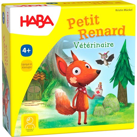 HABA - Petit Renard Vétérinaire - Jeu de société Enfant - Jeu sur Les Animaux - 4 Ans + - 302798