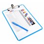 Exacompta - Réf. 12690E - Carton de 10 porte-blocs Iderama avec pinces et porte-stylos - Dimensions : L 31,5 cm x l 22,5 cm - po