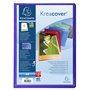Exacompta - Réf. 5660E - Carton de 8 protège-documents Kreacover Chromaline - 60 pochettes cristal lisse - 120 vues - pour A4 -