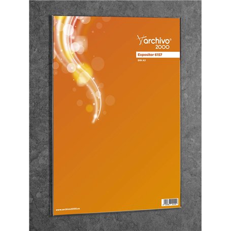 Archivo 2000-6157CSTP - Support mural avec adhésif DIN A3