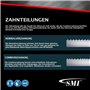 SMI Lot de 3 lames de scie à ruban bi-métal M42 - Dimensions : 1640 x 13 x 0,65 mm - 10/14 dents par pouce - Pour ruban Güde MBS
