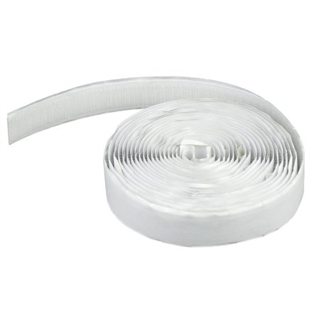 Apalus Ruban Adhésif Crochet pour Moustiquaire - Ruban à Crochets- 630x2 CM (Blanc)