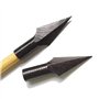 SHARROW 6pcs Tir à l'arc Chasse Pointe de Flèche Broadheads Têtes de Flèche pour Flèches de Bambou en Bois