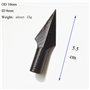 SHARROW 6pcs Tir à l'arc Chasse Pointe de Flèche Broadheads Têtes de Flèche pour Flèches de Bambou en Bois