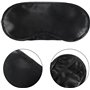 10 Pièces Masque de Sommeil Shade Cover Masque pour les Yeux avec Tampon de Nez, Noir