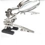 JZK Loupe Mains Libres avec Clip de Crocodile + Lentille de loupe 8X, Troisième Main pour soudage et Fabrication de Bijoux