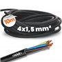 10 mètres Lapp 16001233 Câble en caoutchouc H07RN-F 4x1