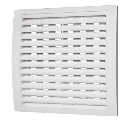 25x25cm Grille de Ventilation Réglable Grille d'aspiration Insufflation Aération