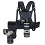 Nicama NC-VEST Système de Caméra Harnais Multi-Appareils pour Appareils Photo Reflex Numériques Canon Nikon