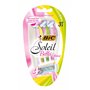 BIC Soleil Bella Colours Rasoirs pour femme – Lot de 3