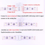 LITAELEK 10pcs Connecteur d'angle Bande LED 5 Broches pour RGBW LED Strip de 12mm Large Connecteur en Forme de L Ruban LED RGBW