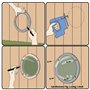 Lucky Lamb Gardenscout - Fenêtre de clôture pour Chien Animaux Domestiques Chat | en Verre Acrylique pour Une cabane de Jeux ou