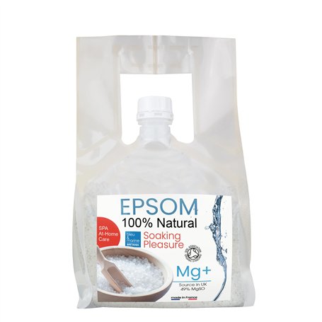 Bleu & Marine Bretania - Sels d'Epsom Magnésium Naturel 6kg | Bain de Pieds
