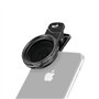 NEEWER Filtre ND pour objectif de téléphone portable variable à clipser, filtre ND2-ND400 réglable à densité neutre de 37mm, com