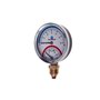 80 mm thermomanometer Température et jauge de pression 1/2" 120 °C et 6 bar BSP