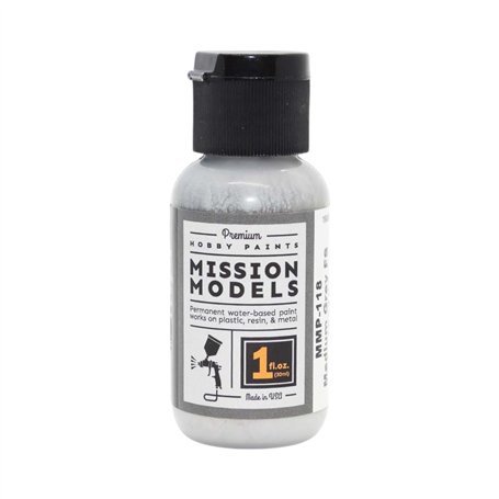 MISSION MODELS MMP-118 Medium Grey FS 36270 Acrylic Paint 1 oz (30ml)