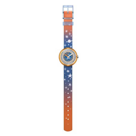 Flik Flak Enfant Analogique Quartz Montre avec Bracelet en Tissu FPNP018
