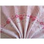 Parure de lit double en flanelle de pur coton, drap plat 240 x 280 cm. Drap housse 180 x 200 cm. 2 taies d’oreiller : 52 x 82 cm