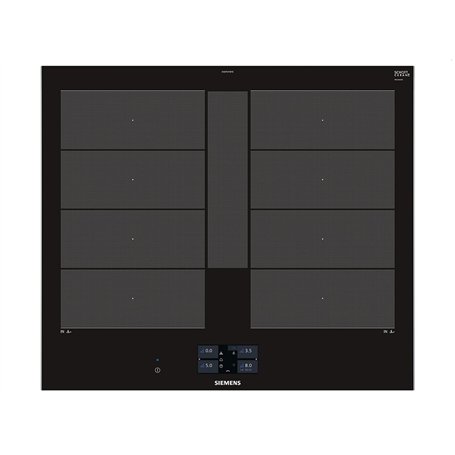 Siemens EX675JYW1E plaque Noir Intégré (placement) Plaque avec zone à induction 4 zone(s)