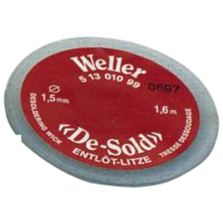 Weller Fil à dessouder en bobine - Largeur : 2 mm - Longueur : 1