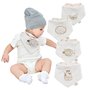 Bavoirs bandana bébé pour garçons et filles de 4 pack-100% coton bavoir bébé bandana bavettes