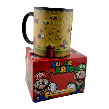 SUPER MARIO SCMG24854 Mug Thermo-réactif (Gold Coin Rush) 11oz/315ml