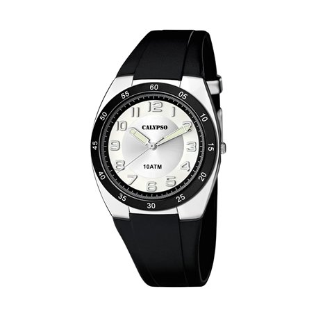 Calypso Montre pour Homme K5753/5 Street Style Boîtier en Plastique Multi Bracelet en Plastique Noir