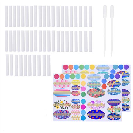 Kare & Kind Wick Kit de Remplacement pour inhalateur Nasal Rechargeable – Le kit Contient : 50 mèches de Rechange en Fibre de Co