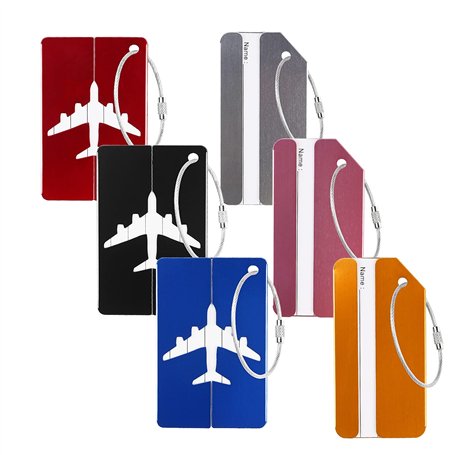 6 Pcs Étiquette Bagage