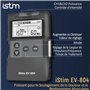 iStim EV-804 Électrostimulateur TENS EMS 2 Canaux – Stimulateur Musculaire Portable avec 8 Électrodes Réutilisables, Soulagement
