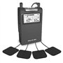 iStim EV-804 Électrostimulateur TENS EMS 2 Canaux – Stimulateur Musculaire Portable avec 8 Électrodes Réutilisables, Soulagement