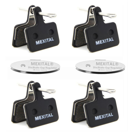 MEXITAL 4 Paires Plaquettes de Frein Vélo à Disque pour M315 M355 M365 M375 M395 M396 M415 M416 M445 M446 M447 M465 M475 M485 M4
