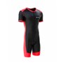 Sikma Combinaison de Cyclisme rembourrée pour Homme - Noir/Rouge - m